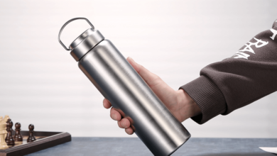 Convenience Redefined: 32 oz Stainless Steel Water Bottle with Handle