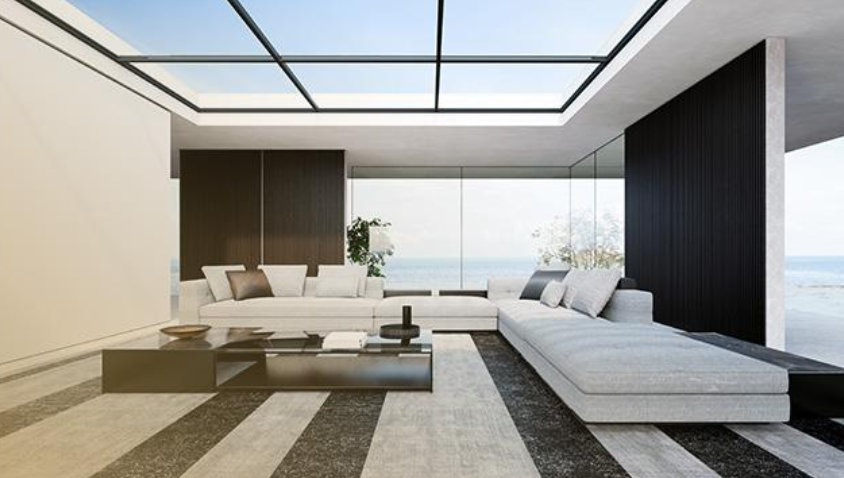 Large Flat Skylights for Kitchens, Bathrooms, and Living Rooms 