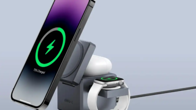 Travel-Friendly 3 in 1 Charging Station for All Your Apple Gear 