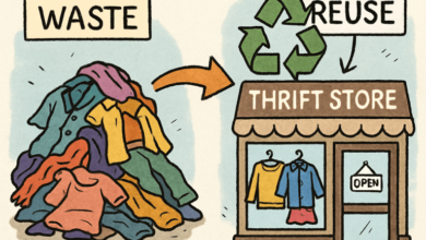 How Thrifting Helps Reduce Fashion Waste