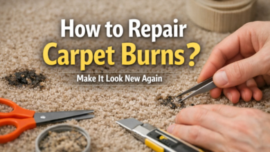 How to Repair Carpet Burns?: Make It Look New Again