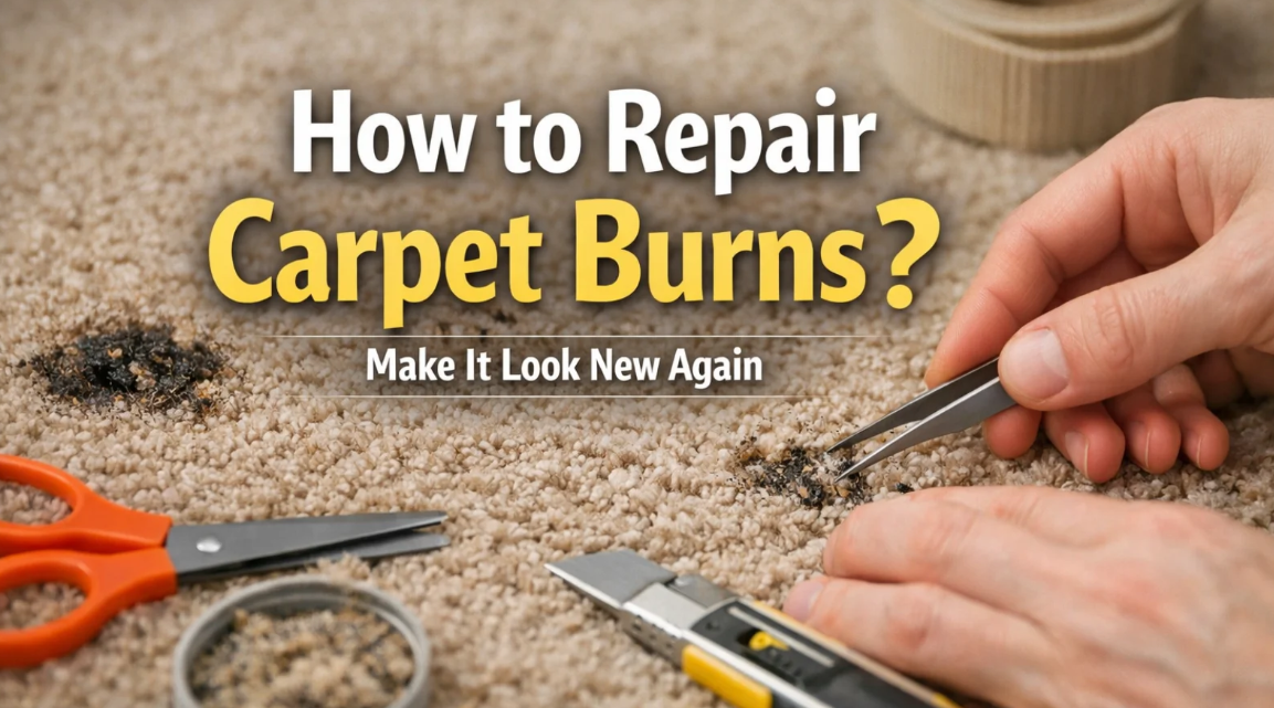 How to Repair Carpet Burns?: Make It Look New Again