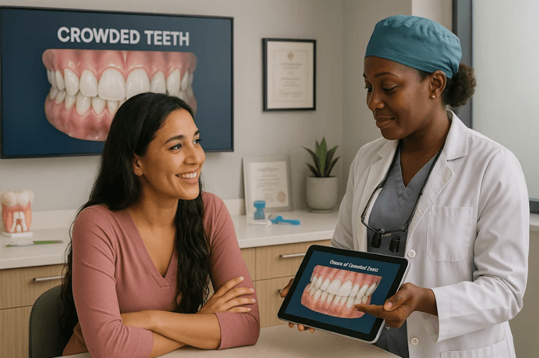 How Orthodontists Manage Crowding Without Widening The Smile Too Much