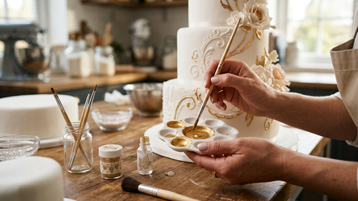 How to Mix and Apply Edible Luster Dust